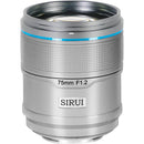 Sirui Sniper 2 Lens Kit with 16mm f/1.2 and 75mm f/1.2 Lens (FUJIFILM X, Silver)