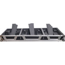 ProX ATA Style Flight Road Case with Wheels for Pioneer CDJ 3000 Player and DJM A9 Mixer (Black / Silver)