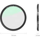 SmallRig Attachable Black Mist Filter (67mm, Grade 1/4)