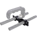 Niceyrig Dual 15mm Rod Clamp with 1/4"-20 & 3/8"-16 ARRI-Type Locating Points