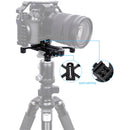 Niceyrig Arca-Type Quad Support Baseplate with Quick Release Plate
