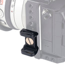 Niceyrig Camera Shoulder/Wrist Strap Hole Adapter with ARRI-Type Locating 1/4"-20 & 3/8"-16 Mounting Screws