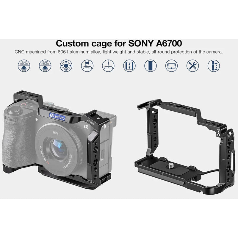 Leofoto Camera Cage for Sony a6700