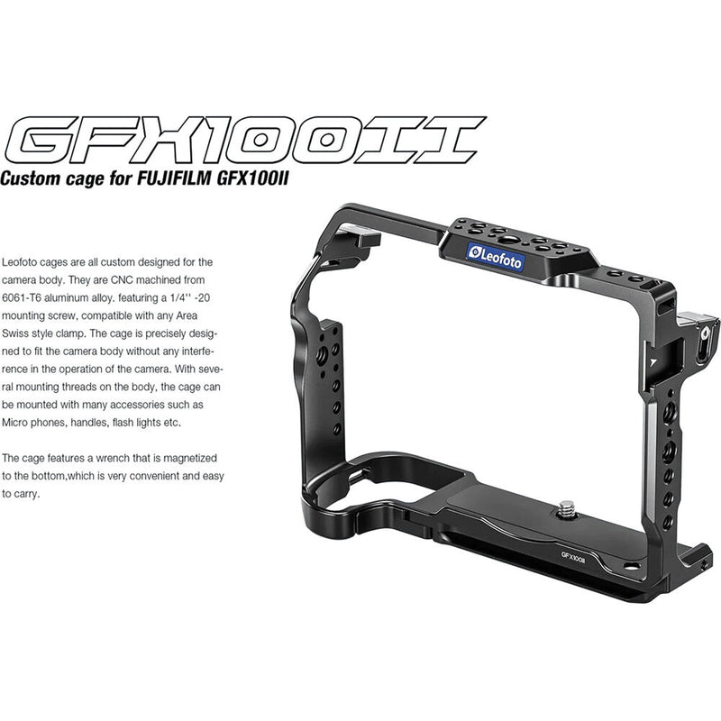 Leofoto Custom Cage for FUJIFILM GFX100 II