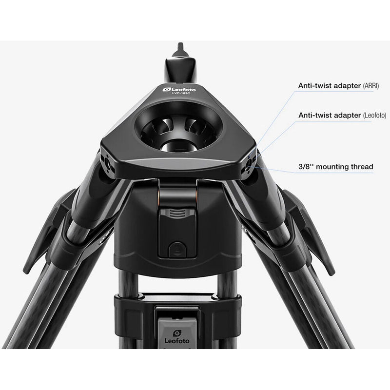 Leofoto LVF-163C+FH-10 Carbon Fiber Tripod & Fluid Head System