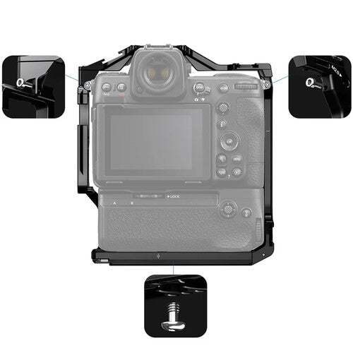 Leofoto Z8B Camera Cage for Nikon Z8 Camera with MB-N12 Battery Grip