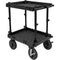 adicam MINI+ Film Cart with Height Adjustable Legs (9" Wheels, Black Latches, 331 lb Load Capacity)