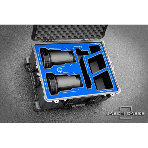 Jason Cases Wheeled Hard Case for Three PTZ Optics Move 4K 30x Robo Cameras