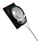 PUI AUDIO AS04004PO-2-LW152-WR-R Speaker, 200 Hz to 20 kHz, 4 ohm, 4 W, 82 dBA, Oval with Rectangular Frame, Panel Mount