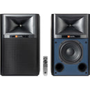 JBL 4329P Studio Monitor 2-Way Active Wireless Bookshelf Speakers (Black Walnut, Pair)