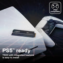 Crucial 1TB T500 PCIe 4.0 x4 M.2 Internal SSD with Heatsink