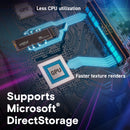Crucial 1TB T500 PCIe 4.0 x4 M.2 Internal SSD with Heatsink
