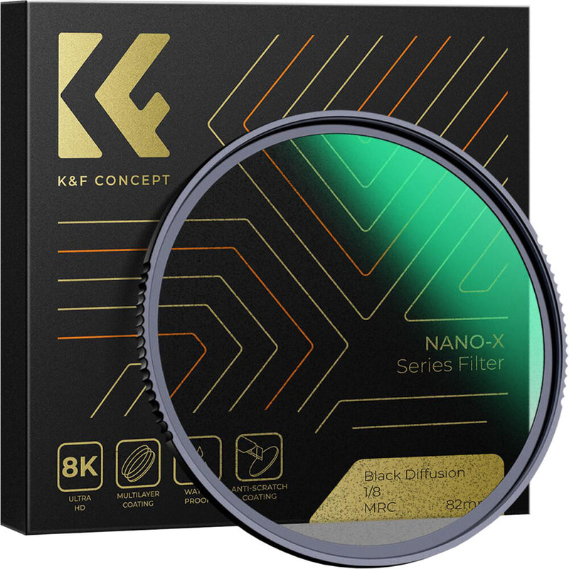 K&F Concept Nano-X Series Black Diffusion Filter (72mm, Grade 1/8)