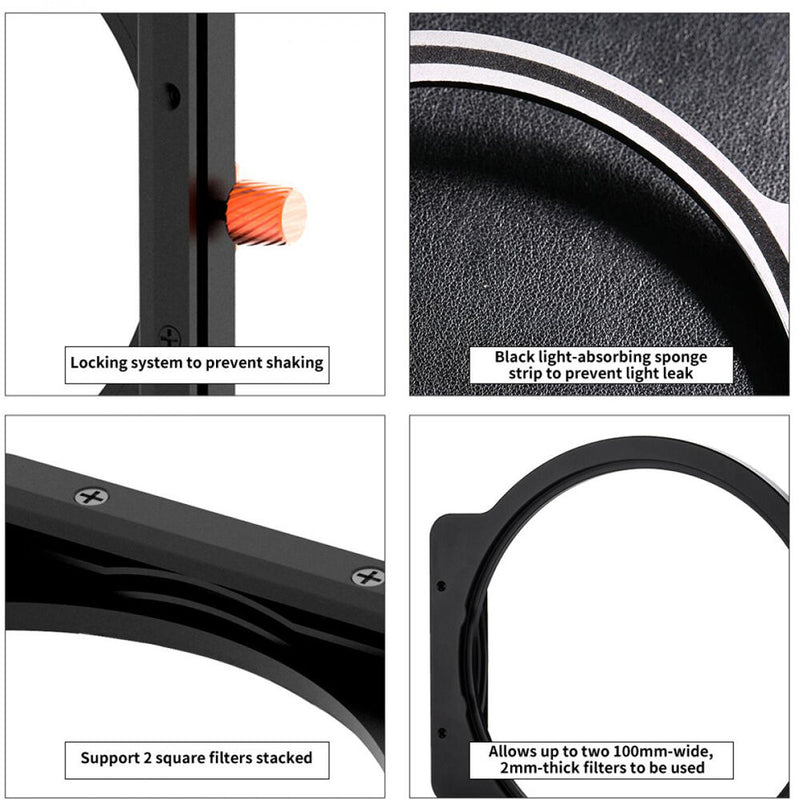 K&F Concept Nano-X Series Graduated ND Filter Kit with Holder & Rings (100 x 150mm, 3-Stop)