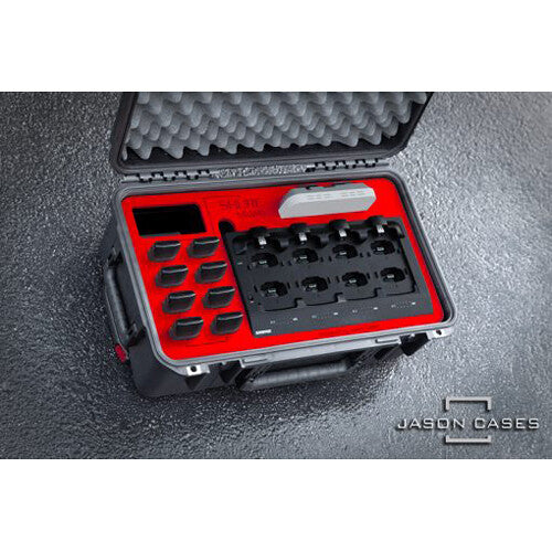 Jason Cases Shure MXW6 and Charger Wheeled Case