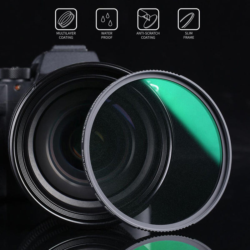K&F Concept Nano-X Series Black Diffusion Filter (72mm, Grade 1/4)