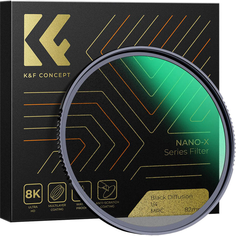 K&F Concept Nano-X Series Black Diffusion Filter (72mm, Grade 1/4)
