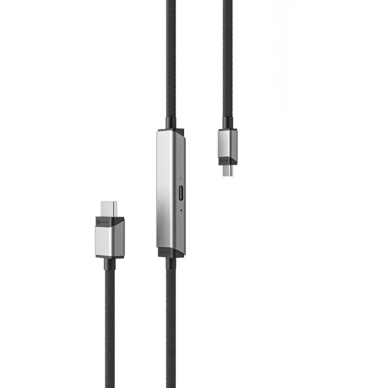 ALOGIC Ultra USB-C Male to HDMI Male Cable with Power Delivery Passthrough (3.3", Space Gray)