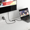 ALOGIC Ultra USB-C Male to HDMI Male Cable with Power Delivery Passthrough (3.3", Space Gray)