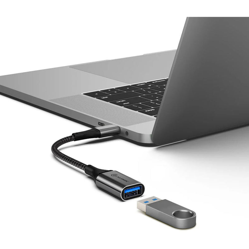 ALOGIC Super Ultra USB-C 3.1 Gen 1 Male to USB-A Female Adapter (5.9", Space Gray)