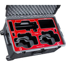 Jason Cases Wheeled Case for 2 x Canon CR-N700 PTZs and IP1000 Controller