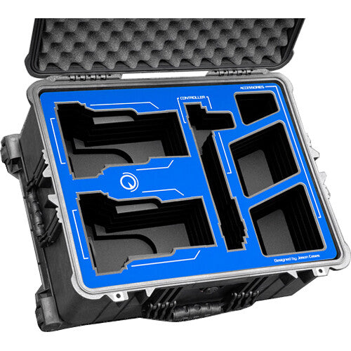 Jason Cases Wheeled Hard Case for Three PTZ Optics Move 4K 30x Robo Cameras