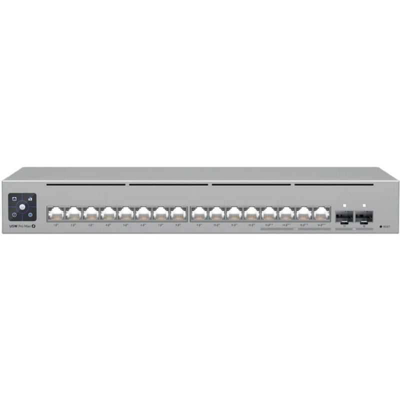 Ubiquiti Networks Pro Max 16 PoE 16-Port 2.5G / 1G Managed Network Switch