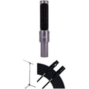 AEA Ribbon Mics NUVO N13 Active Mid-Field Ribbon Microphone Kit with Mic Stand and Cable