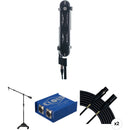 AEA Ribbon Mics R88mk2 Stereo Far-Field Ribbon Microphone Kit with Studio Boom Stand, CL-2 Activator, and Cables