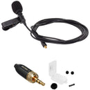 RODE Lavalier Microphone with Locking 3.5mm Sennheiser Adapter & Outdoor Kit (Black)