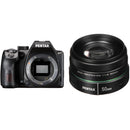 Pentax KF DSLR Camera with smc DA 50mm f/1.8 Lens Kit