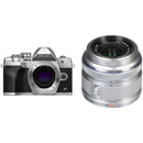 Olympus OM-D E-M10 Mark IV Mirrorless Camera with 14-42mm Lens Kit (Silver)