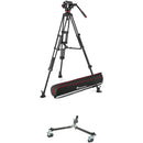Manfrotto 504X Fluid Head, Aluminum Tripod & Dolly System