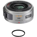 Panasonic Lumix G X Vario PZ 14-42mm f/3.5-5.6 Power O.I.S. Lens with Filter Kit (Silver)