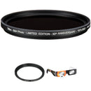 Tiffen Solar ND Filter with 46-49mm Step-Up Ring and Solar Eclipse Safety Glasses Kit (49mm)