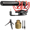 RODE VideoMic NTG Camera-Mount Shotgun Microphone Kit for Computers
