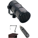 Sontronics PODCAST PRO Kit with Microphone, Boom-Arm & Audio Interface (Black)