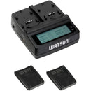 Watson Duo LCD Charger Kit with 2 Battery Adapter Plates for NP-W126