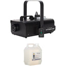 Eliminator Lighting VF1300 EP 1100W Mobile Fog Machine Kit with Fog Fluid and Remote