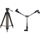 Benro KH25PC Video Head, Tripod & DL-08 Dolly Kit