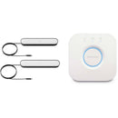 Philips Hue Bridge & White & Color Ambiance Play Light Bar (Black, 2-Pack)