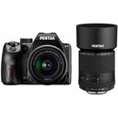 Pentax KF DSLR Camera with 18-55mm and 55-300mm Lenses Kit