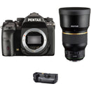 Pentax K-1 Mark II DSLR Camera with 85mm Lens and Battery Grip Kit