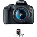 Canon EOS Rebel T7 DSLR Camera with 18-55mm Lens and Webcam Starter Kit