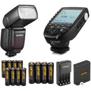 Godox TT685II On-Camera Flash with Trigger and Accessories Kit for FUJIFILM Cameras