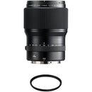 FUJIFILM GF 110mm f/2 R LM WR Lens with UV Filter Kit