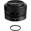 Nikon NIKKOR Z 24-50mm f/4-6.3 Lens with UV Filter Kit