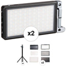 BOLING Pocket LED RGB Video 2-Light Kit
