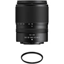 Nikon NIKKOR Z DX 18-140mm f/3.5-6.3 VR Lens with UV Filter Kit