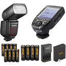 Godox TT685II On-Camera Flash with Trigger and Accessories Kit for Olympus & Panasonic Cameras